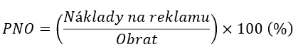 Vzorec výpočtu PNO